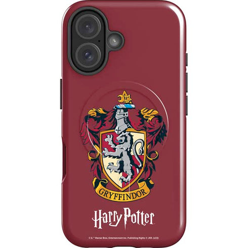 Wizarding World Harry Potter Gryffindor House Crest iPhone 16 Plus Magsafe Impact Case
